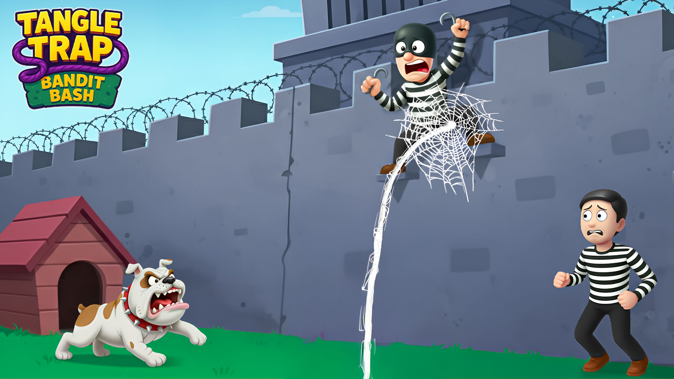 اسکرین شات 1 بازی Tangle Trap - Bandit Bash