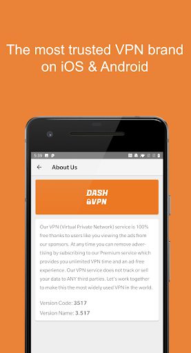 اسکرین شات 5 برنامه - VPN (Dash VPN)