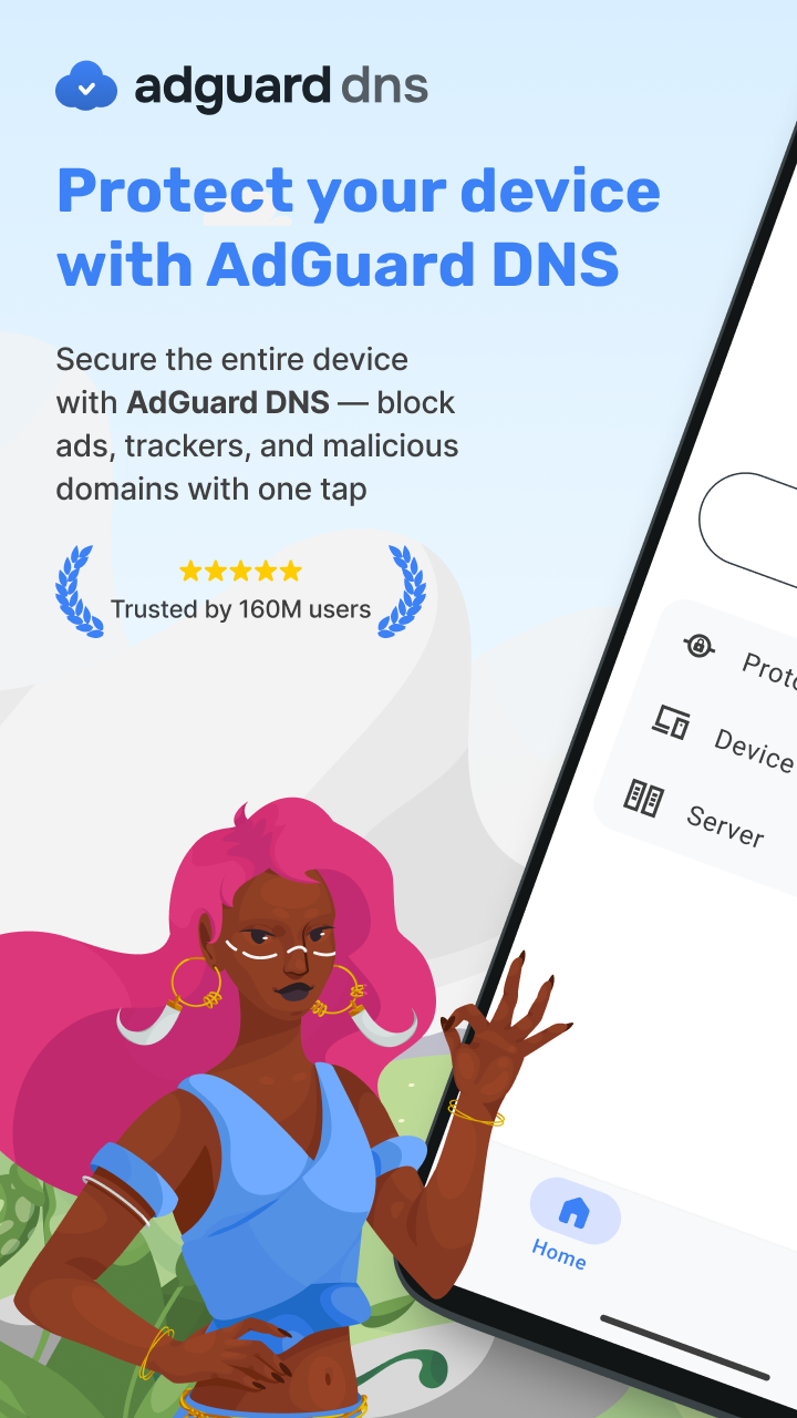اسکرین شات 1 برنامه AdGuard DNS