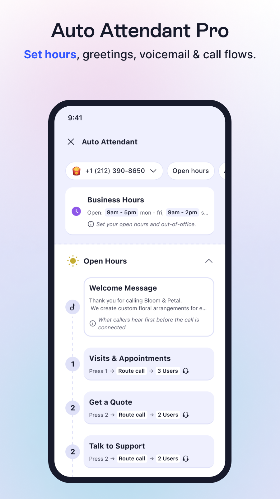 اسکرین شات 5 برنامه Linked Phone Business Number