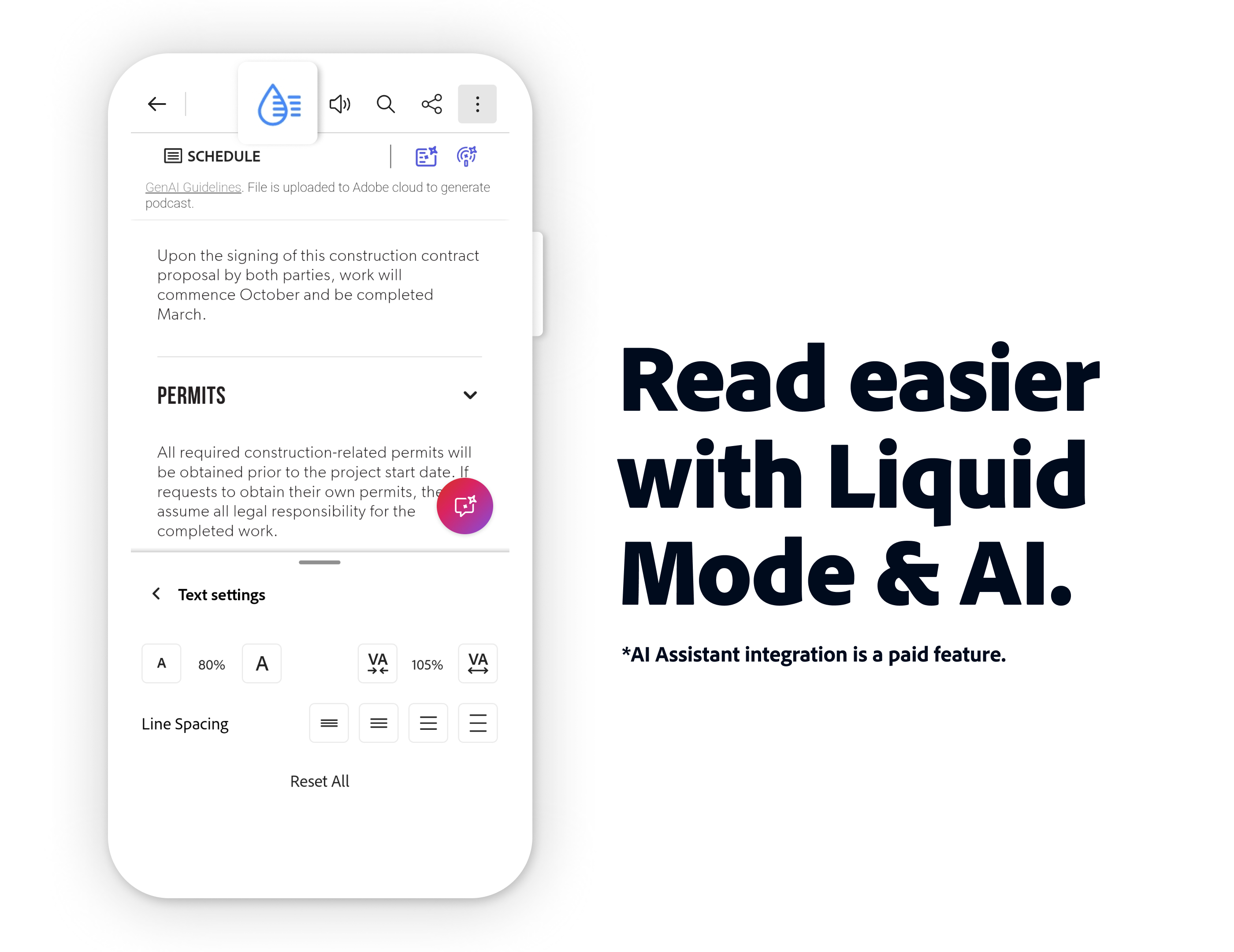 اسکرین شات 6 برنامه Adobe Acrobat Reader: Edit PDF