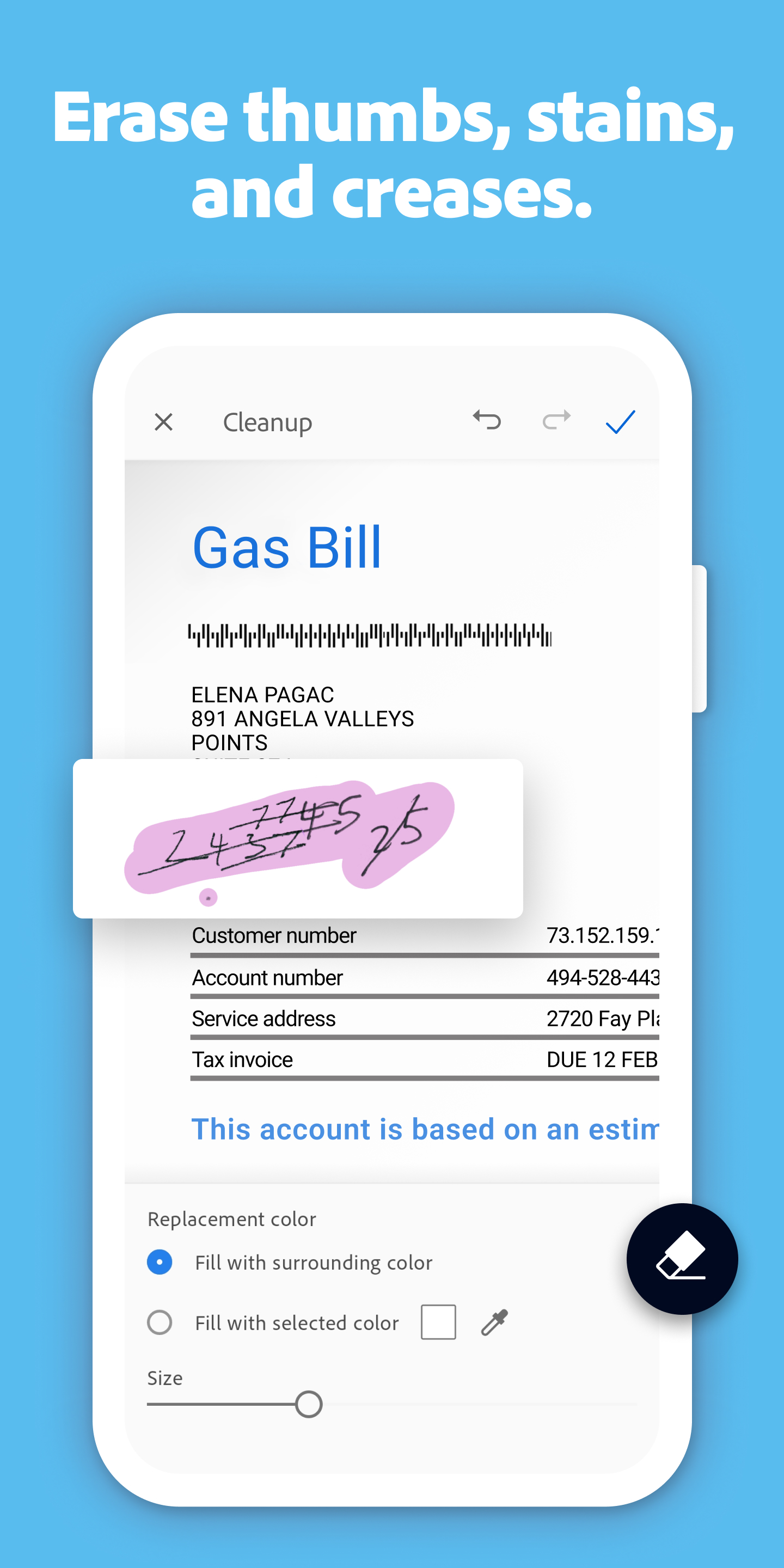 اسکرین شات 3 برنامه Adobe Scan AI PDF Scanner, OCR