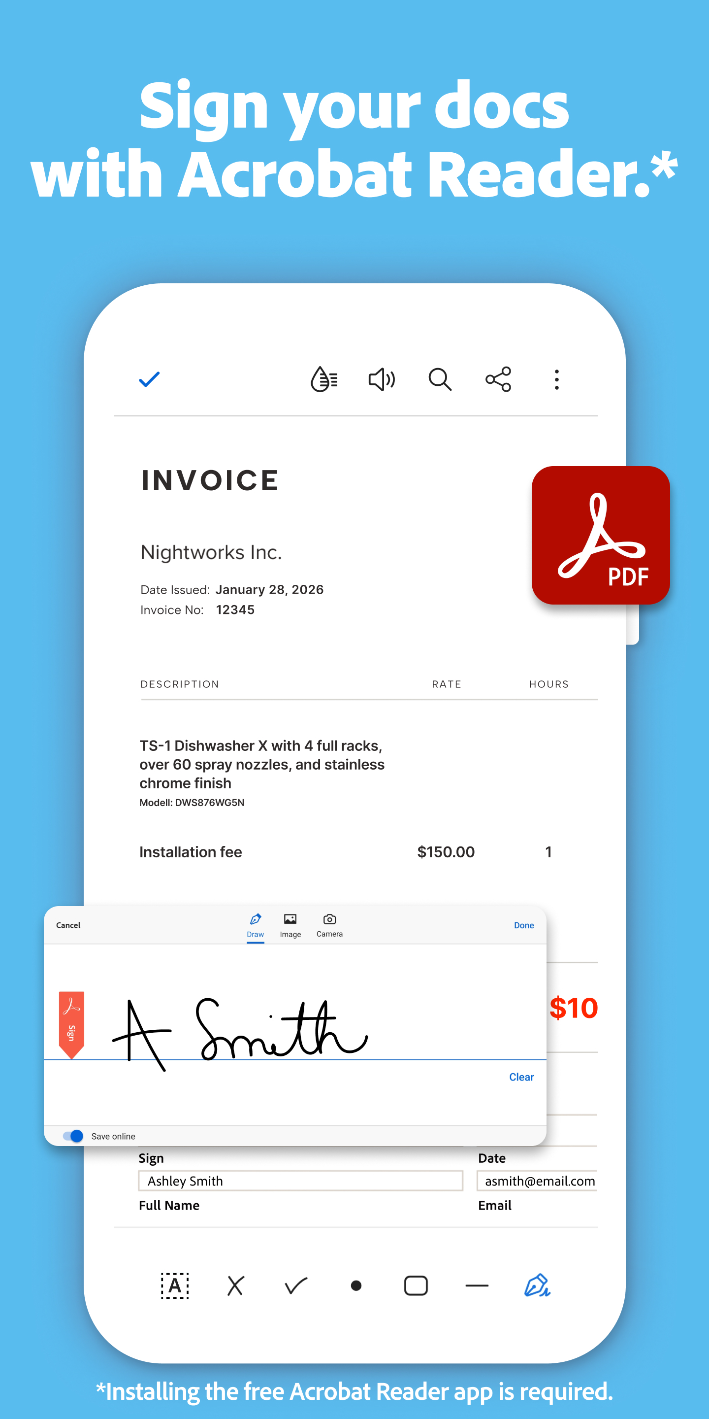 اسکرین شات 8 برنامه Adobe Scan AI PDF Scanner, OCR