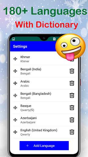 اسکرین شات 1 برنامه Multi Language Keyboard 2020 for All Languages
