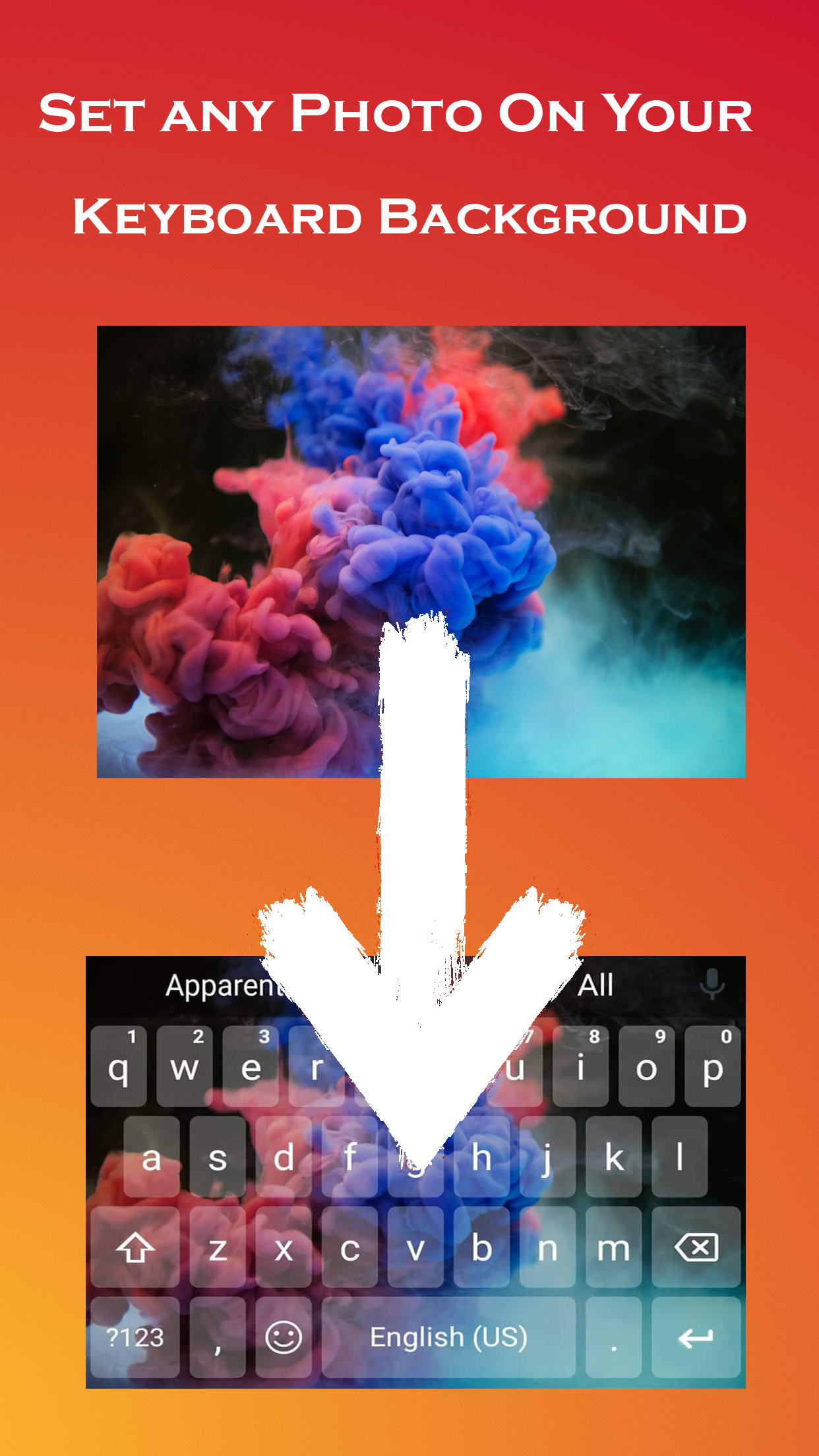 اسکرین شات 4 برنامه Multiple language: Multilingual keyboard 2020