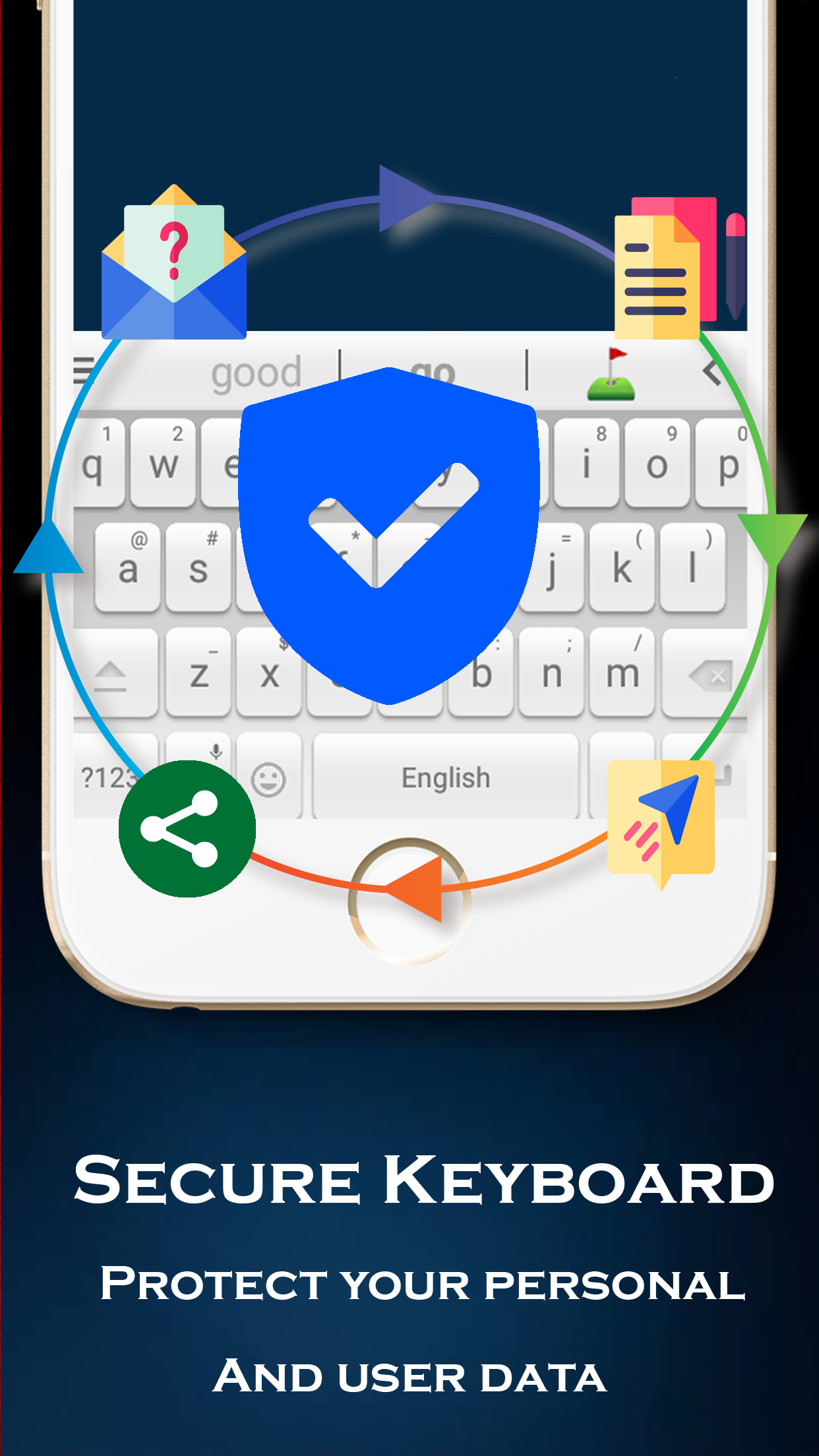 اسکرین شات 5 برنامه Multiple language: Multilingual keyboard 2020