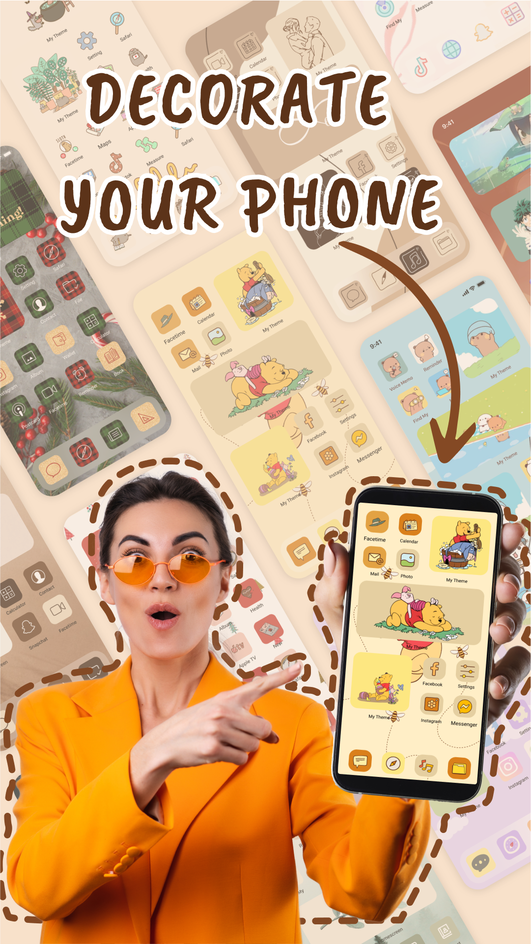 اسکرین شات 1 برنامه MyTheme: Icon Changer & Themes