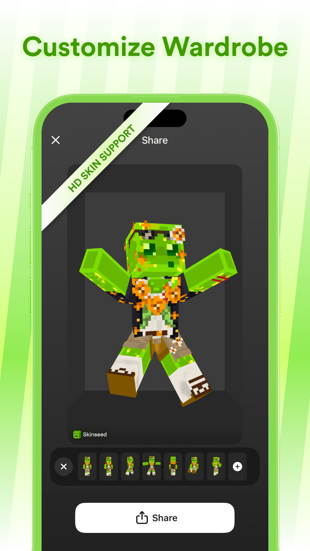 اسکرین شات 5 برنامه Skinseed for Minecraft