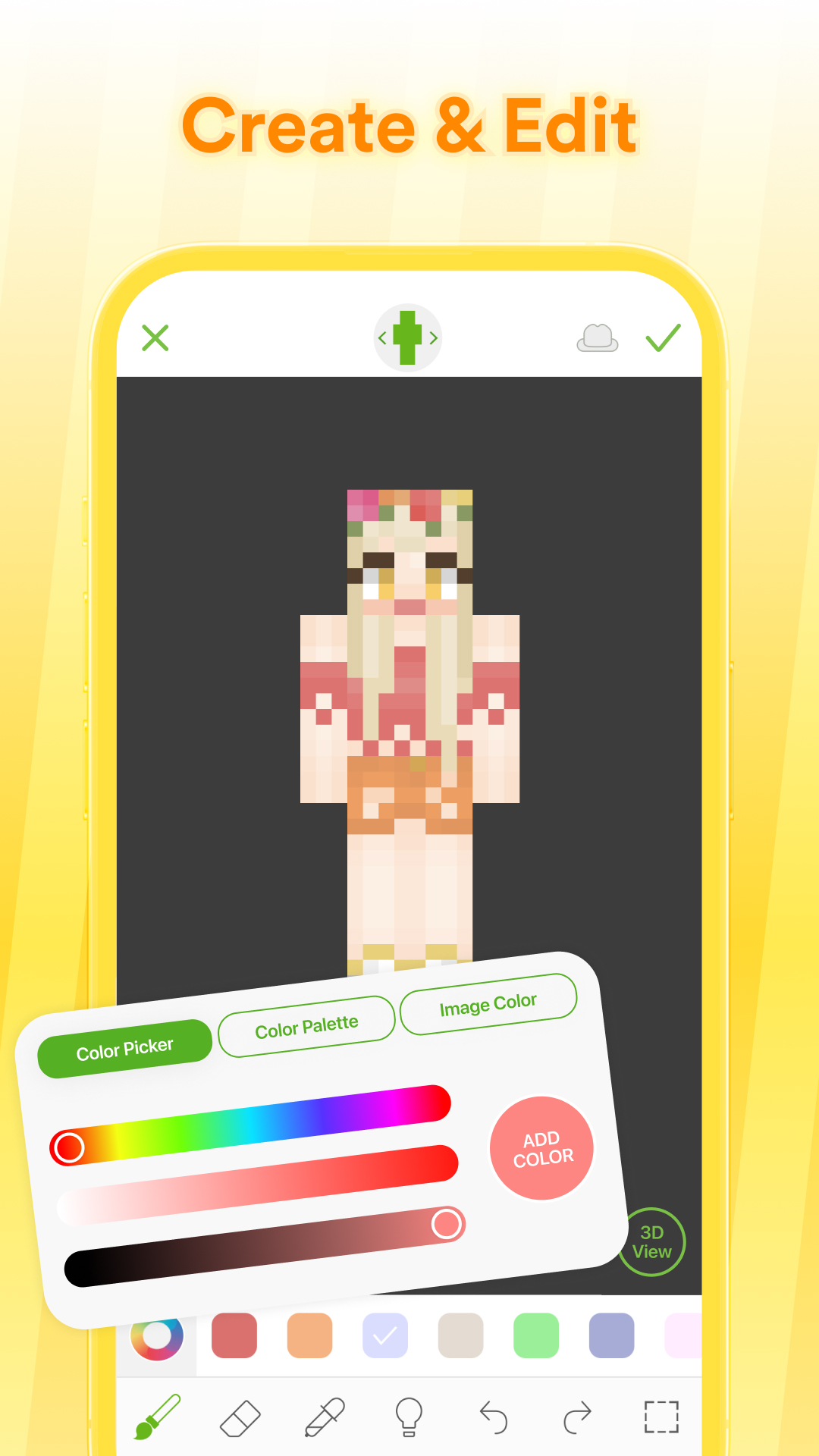 اسکرین شات 2 برنامه Skinseed for Minecraft
