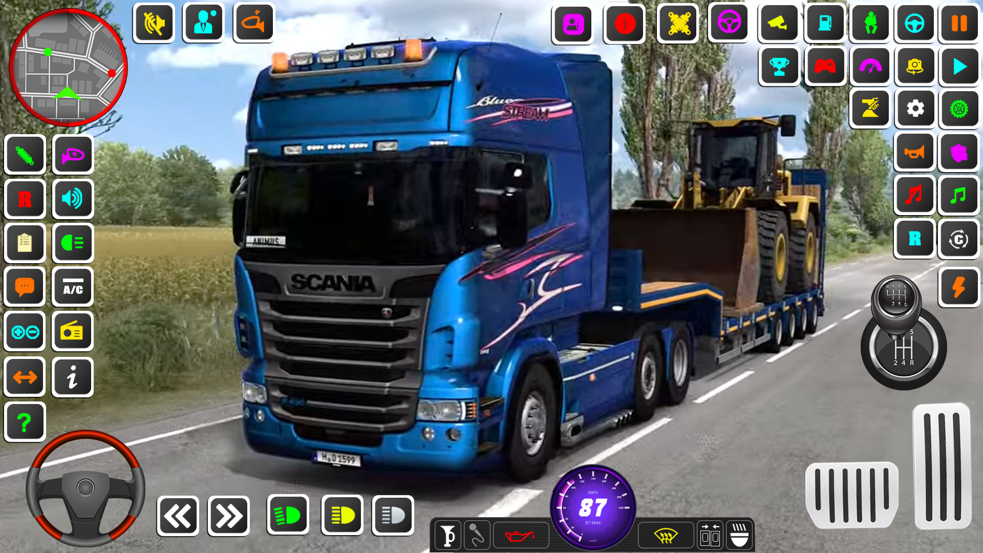اسکرین شات 5 بازی Euro Truck Driving: Truck Game