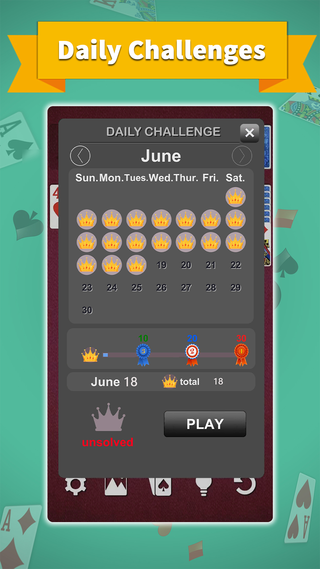 اسکرین شات 6 بازی Solitaire