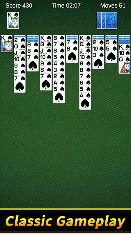 اسکرین شات 1 بازی Spider Solitaire