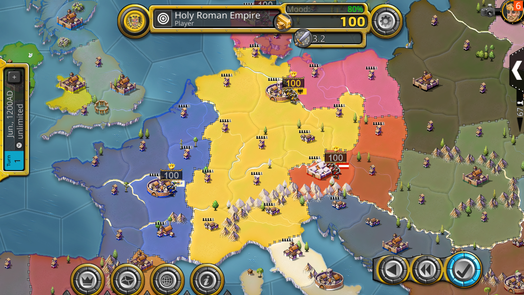 اسکرین شات 1 بازی Age of Conquest IV