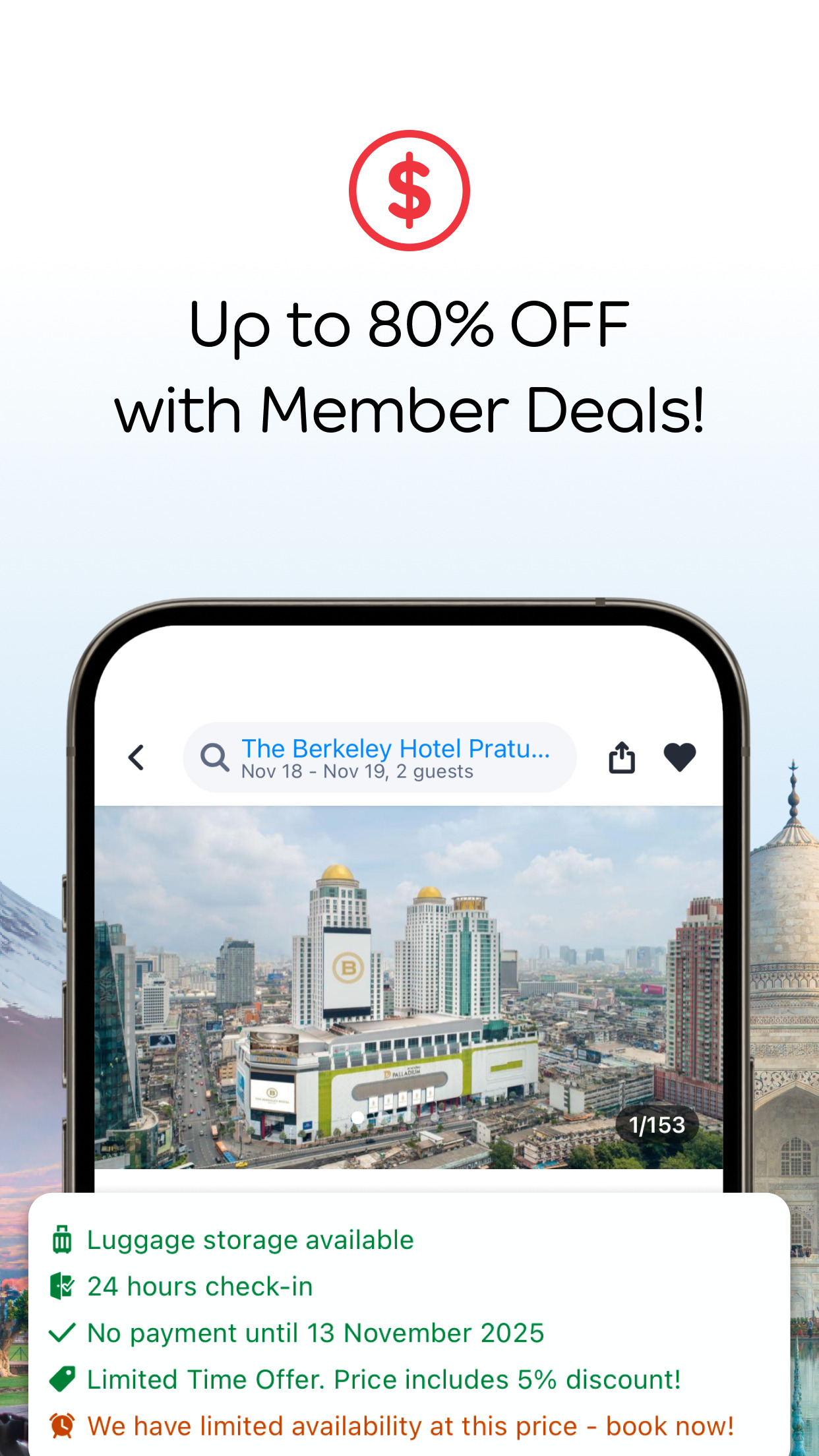 اسکرین شات 3 برنامه Agoda: Cheap Flights & Hotels