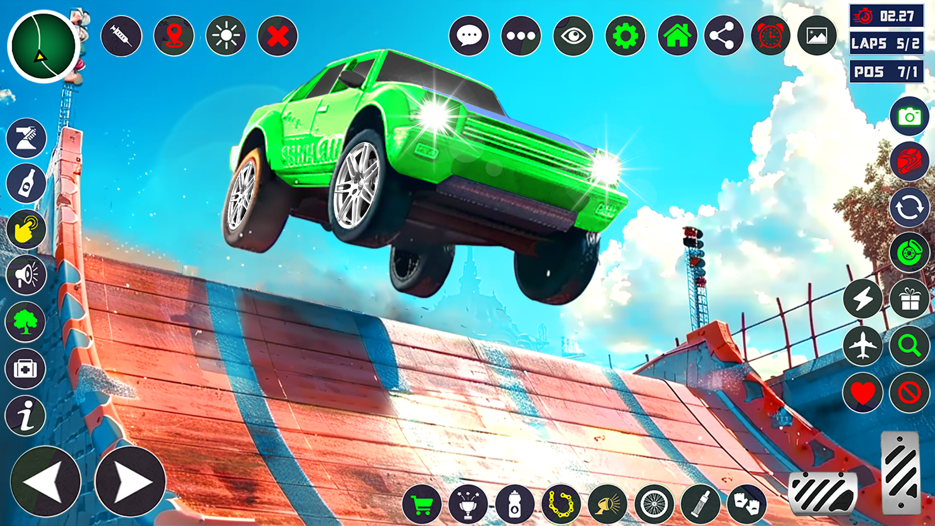 اسکرین شات 6 برنامه Ramp Car game Stunts: Racing