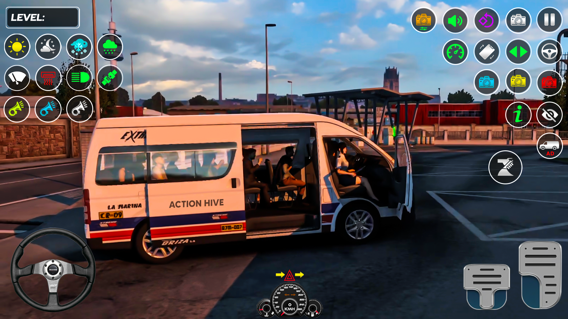 اسکرین شات 4 بازی City Van Simulator Games 3D