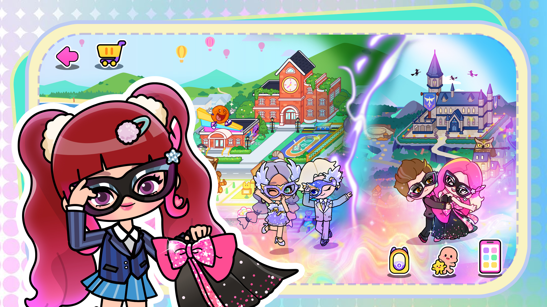 اسکرین شات 1 بازی Aha World: Doll Dress-Up Game