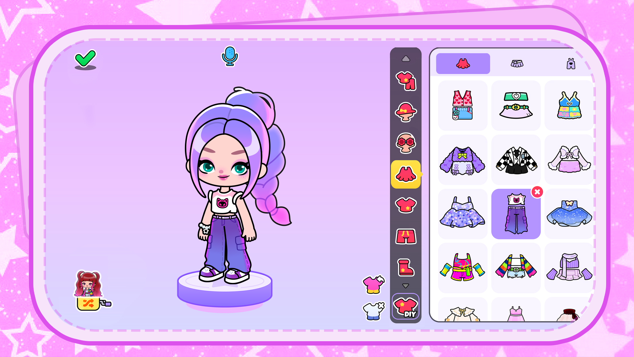 اسکرین شات 3 بازی Aha World: Doll Dress-Up Game