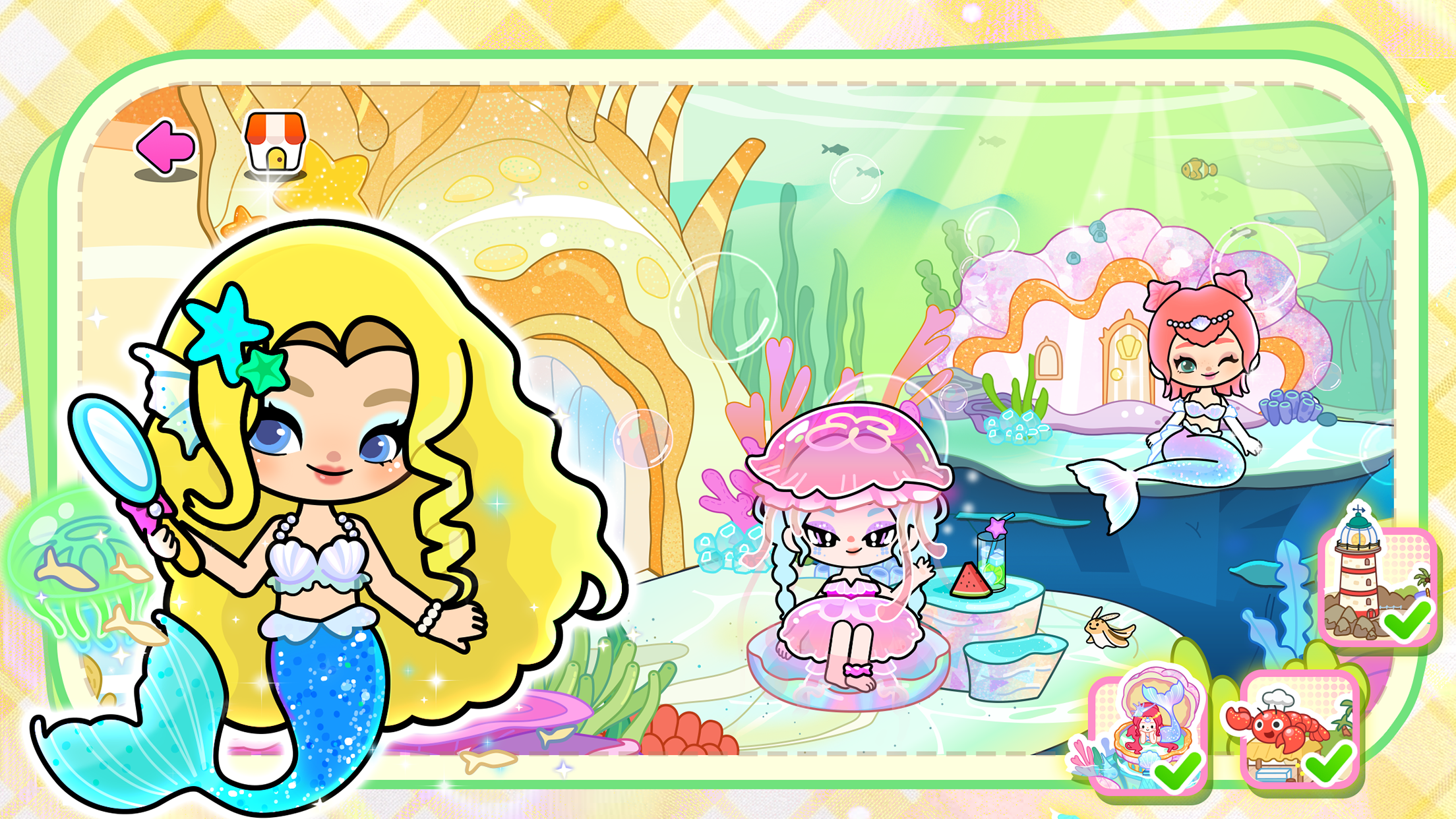 اسکرین شات 5 بازی Aha World: Doll Dress-Up Game