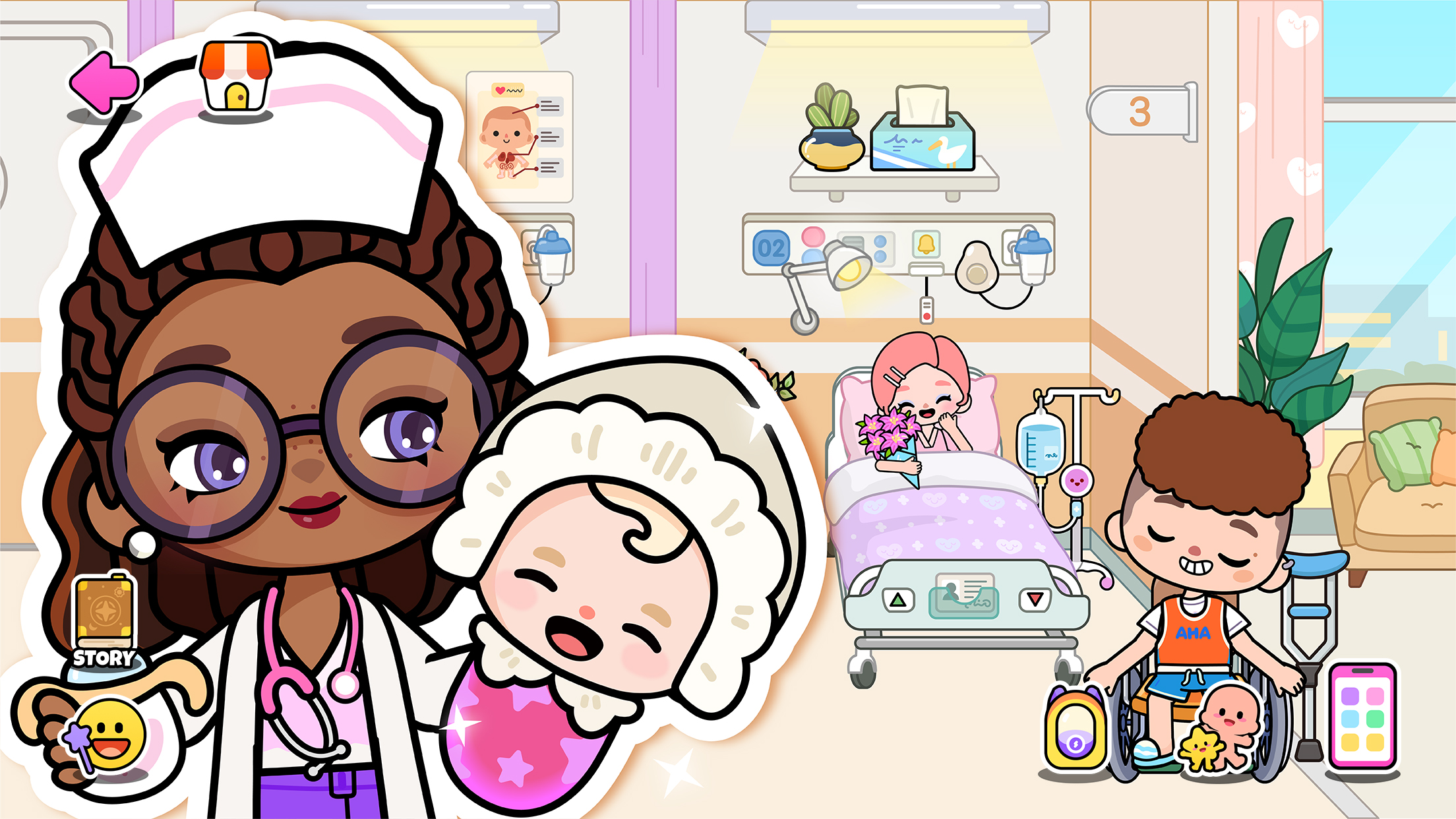 اسکرین شات 5 بازی Aha World: Doll Dress-Up Game