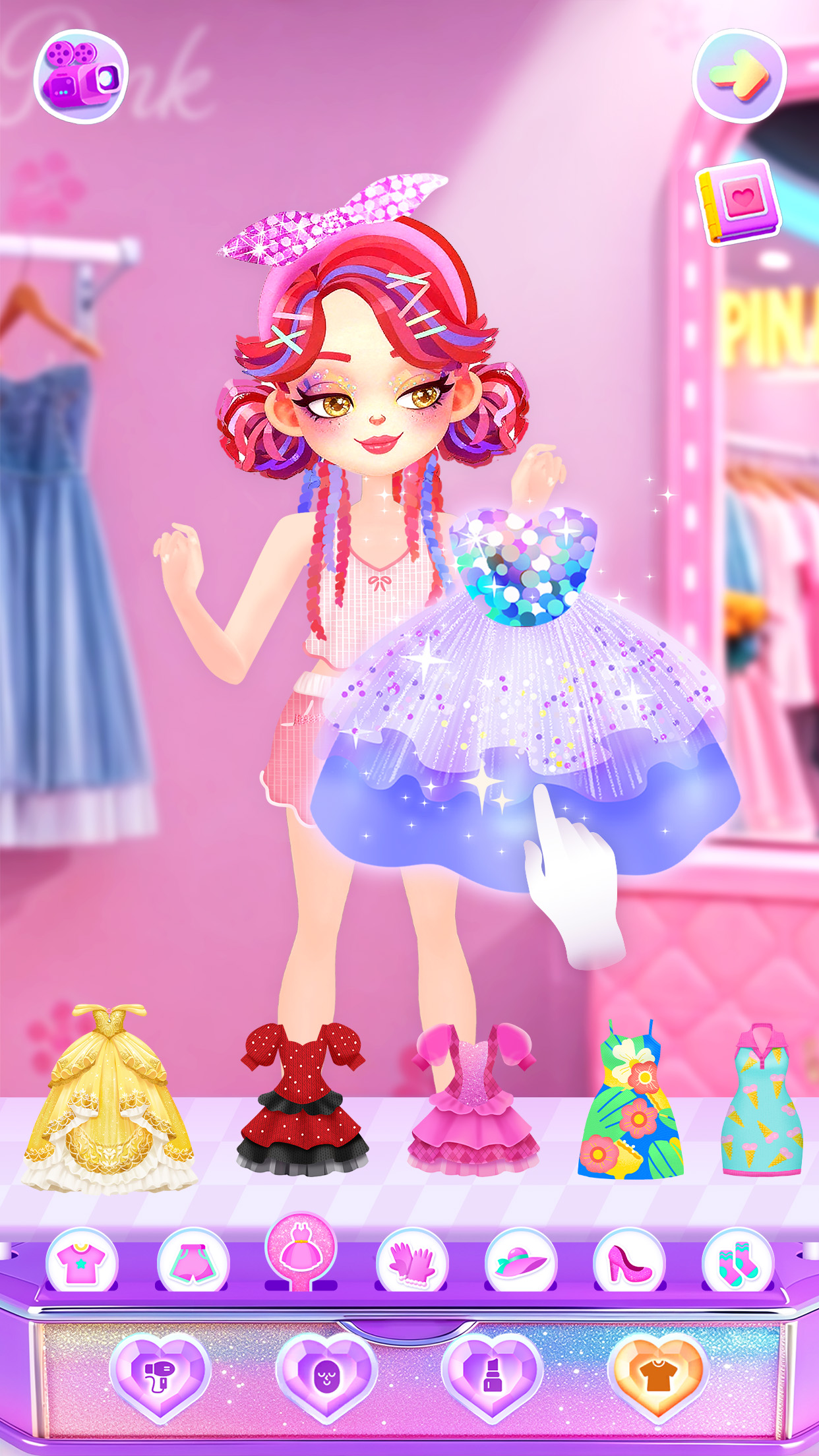 اسکرین شات 6 بازی Aha Makeover-Beauty Salon Game