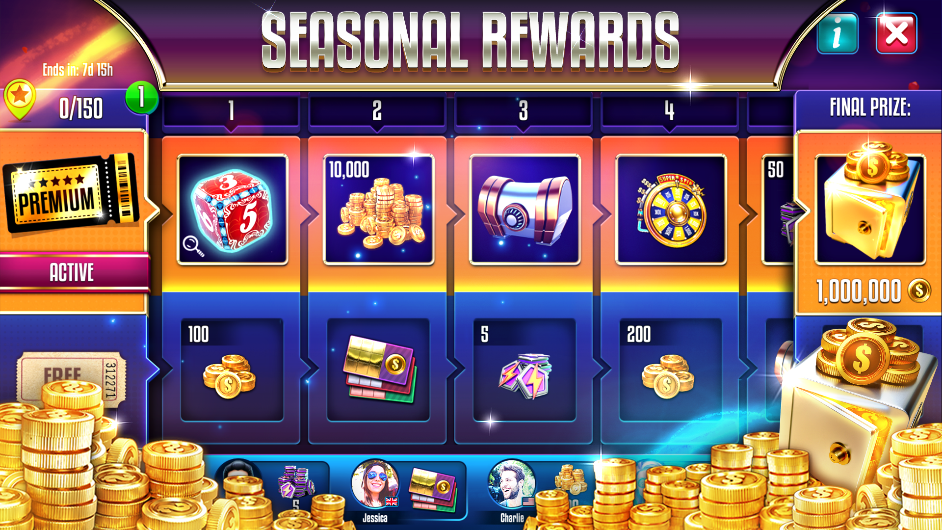 اسکرین شات 8 بازی Backgammon Legends Online