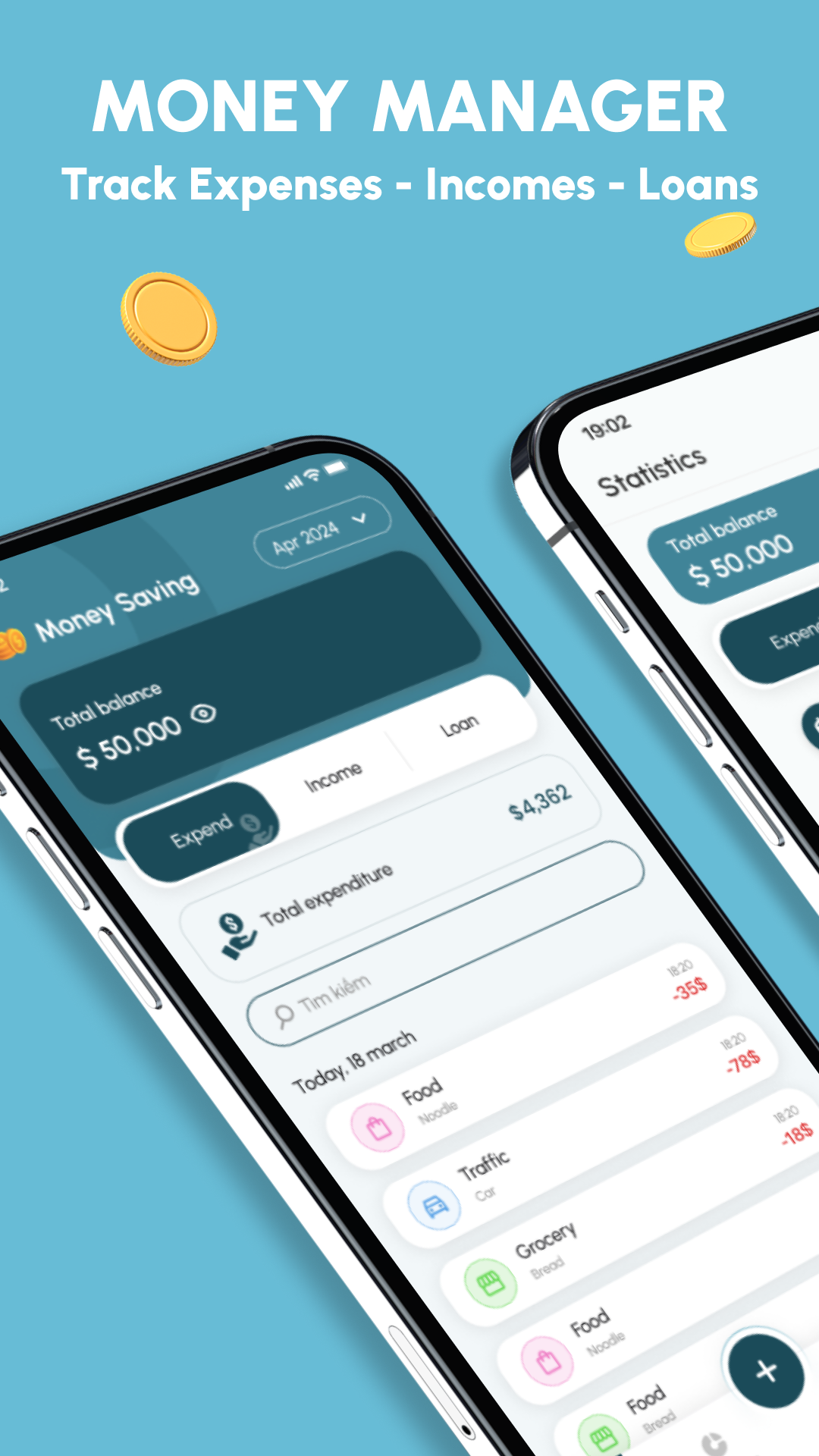 اسکرین شات 1 برنامه Saving Money - Budget Expense