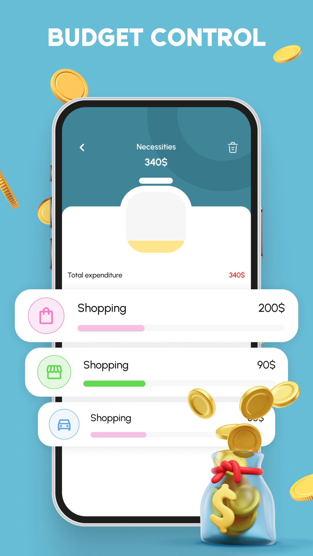 اسکرین شات 4 برنامه Saving Money - Budget Expense