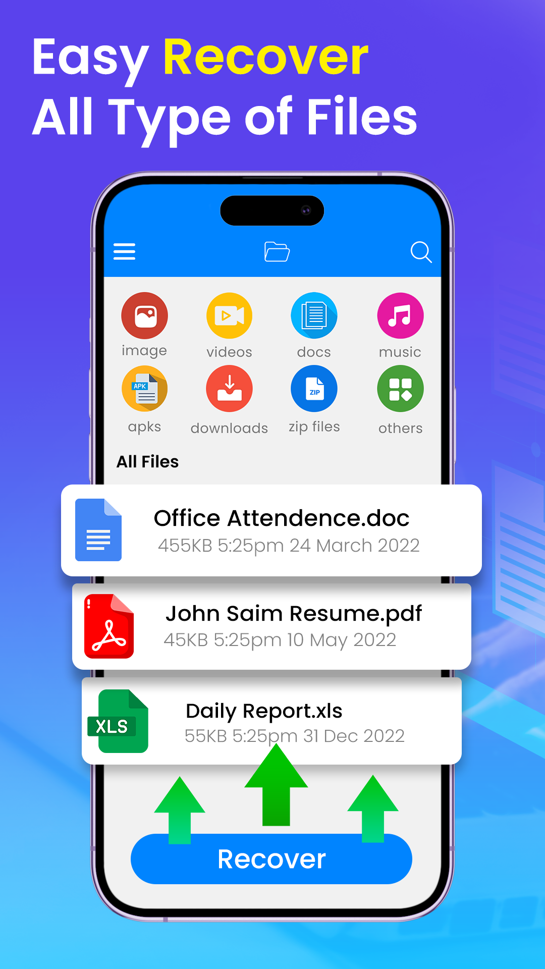 اسکرین شات 2 برنامه Photo Recovery: Data Recovery
