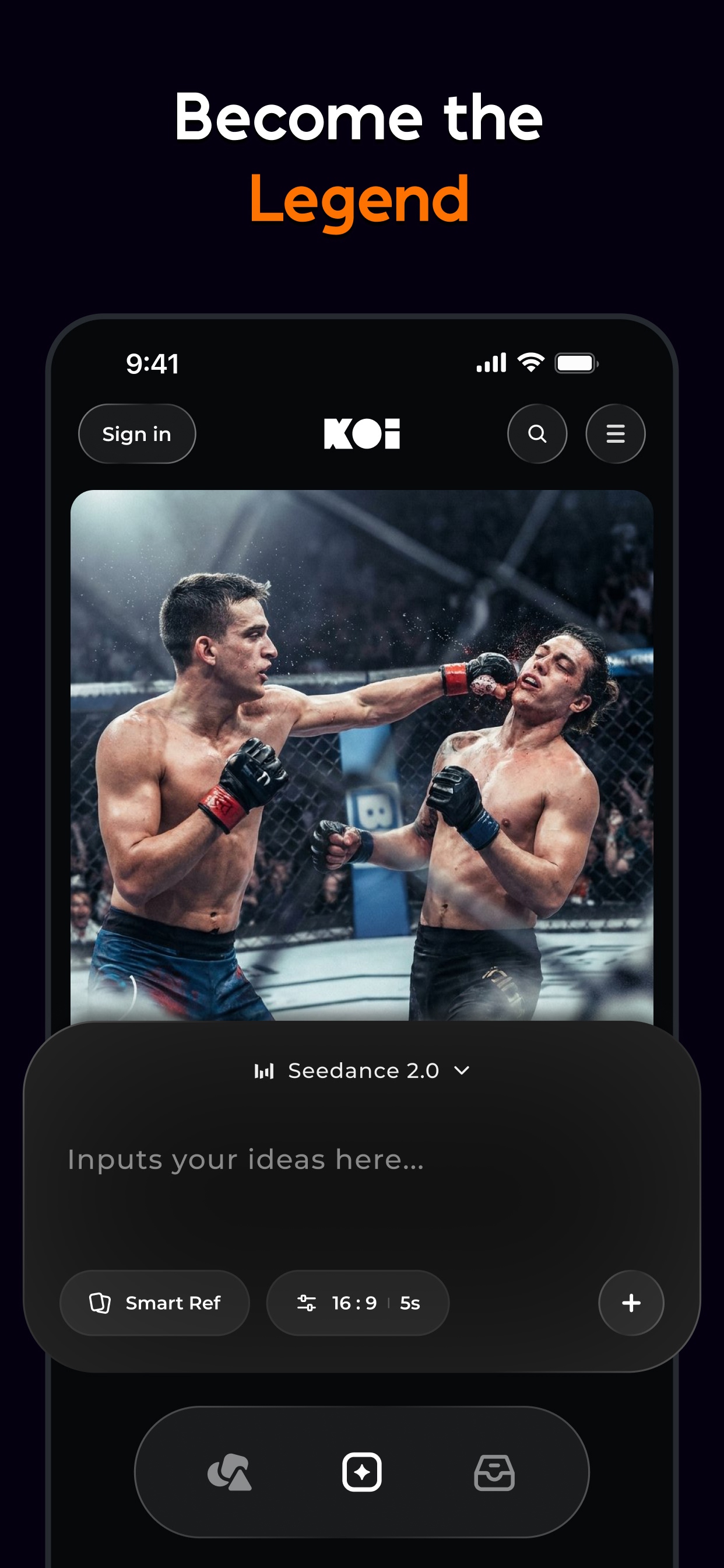 اسکرین شات 6 برنامه Koi AI - AI Video Generator