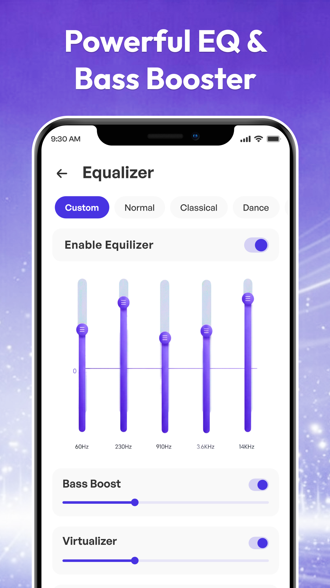 اسکرین شات 4 برنامه Music Player - MP3 Player