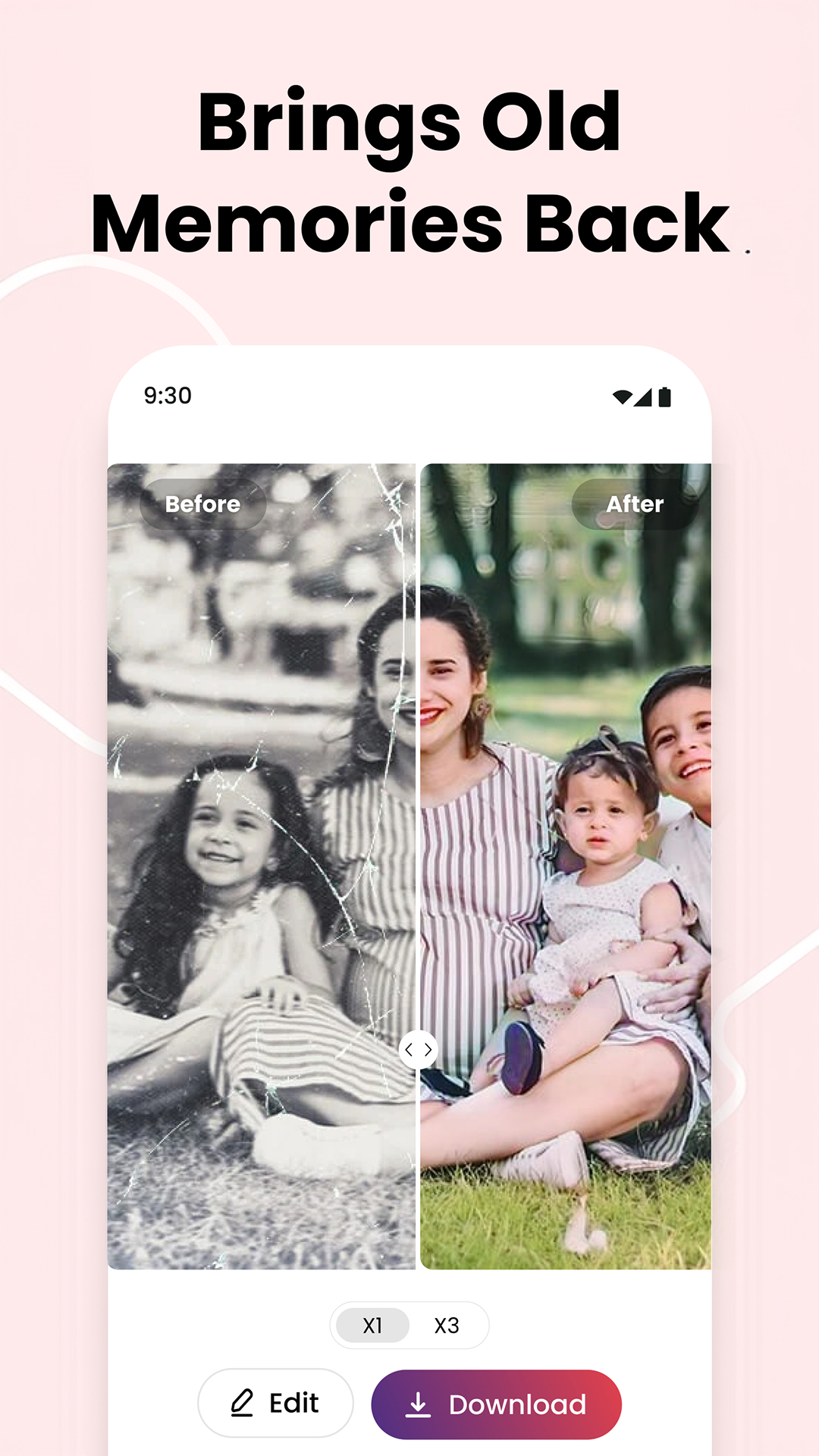 اسکرین شات 2 برنامه AI Photo Enhancer and Upscaler