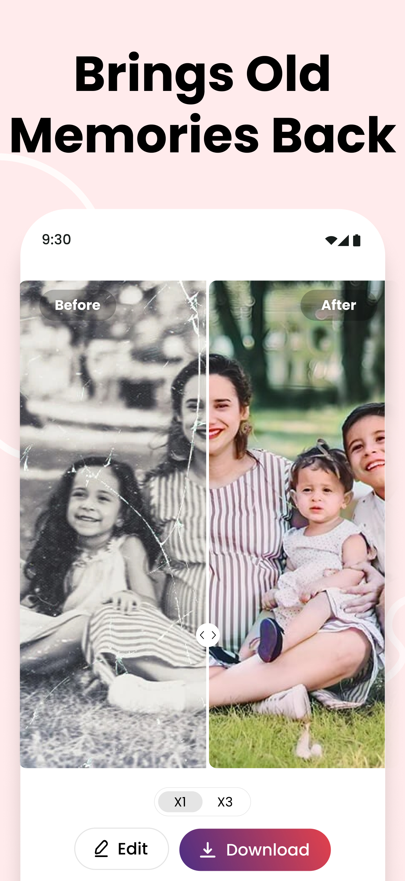 اسکرین شات 2 برنامه AI Photo Enhancer and Upscaler