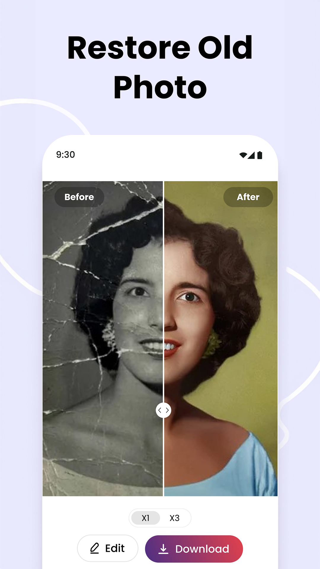اسکرین شات 5 برنامه AI Photo Enhancer and Upscaler
