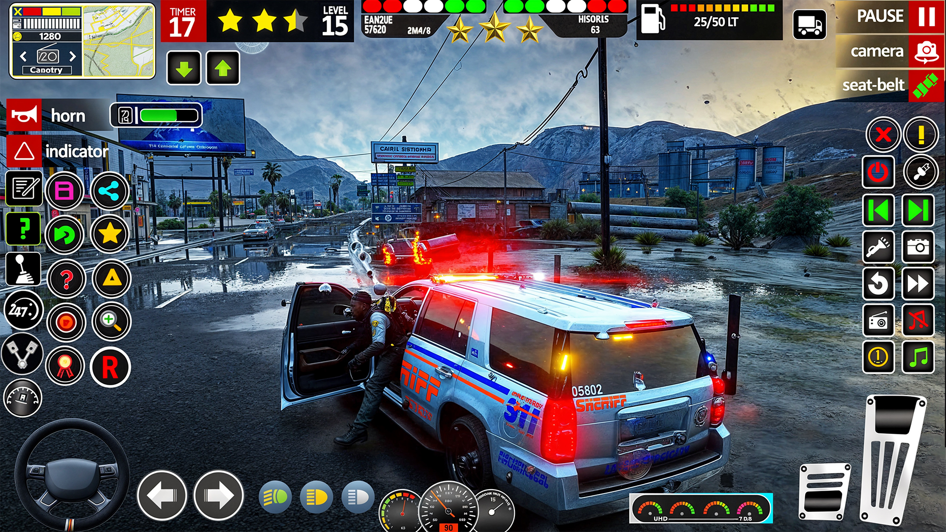اسکرین شات 1 بازی Police Car Game 3d Car Driving