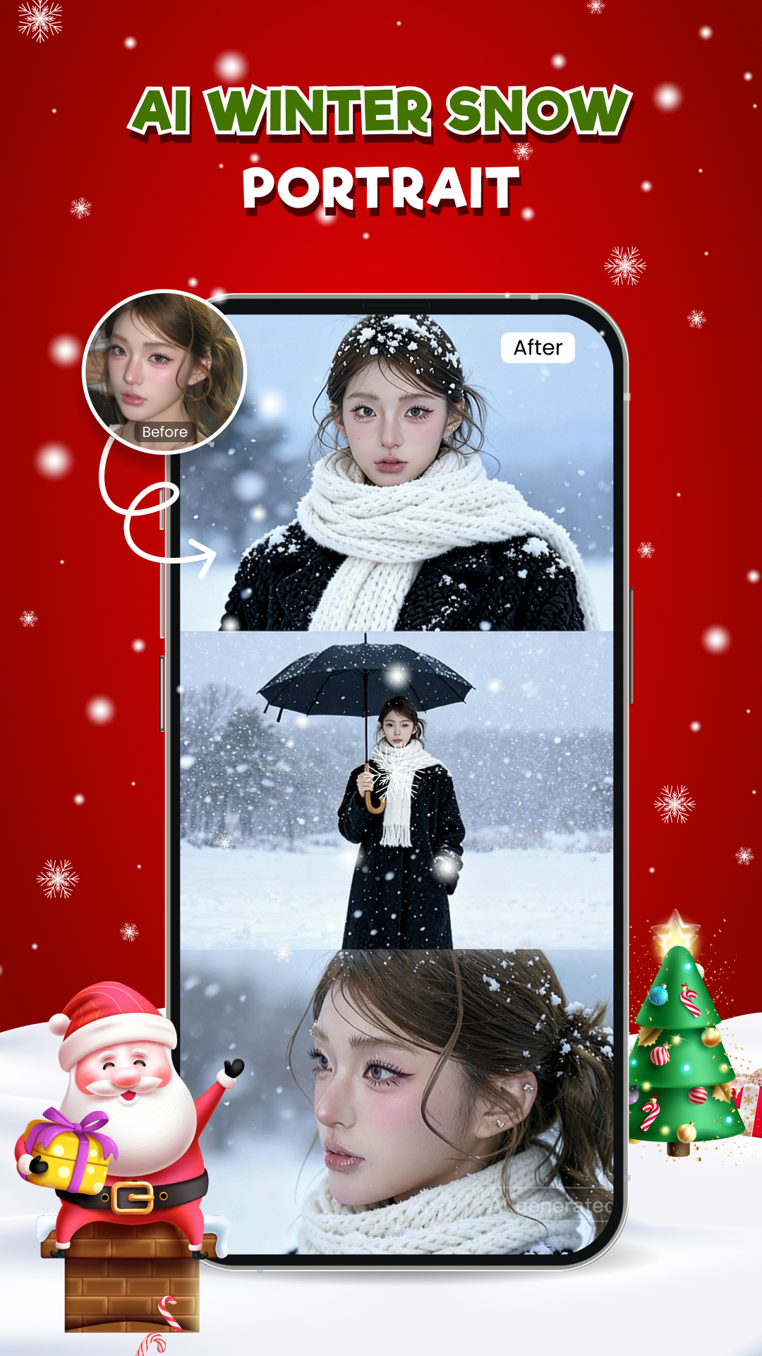 اسکرین شات 2 برنامه PicGo: AI Image Generator