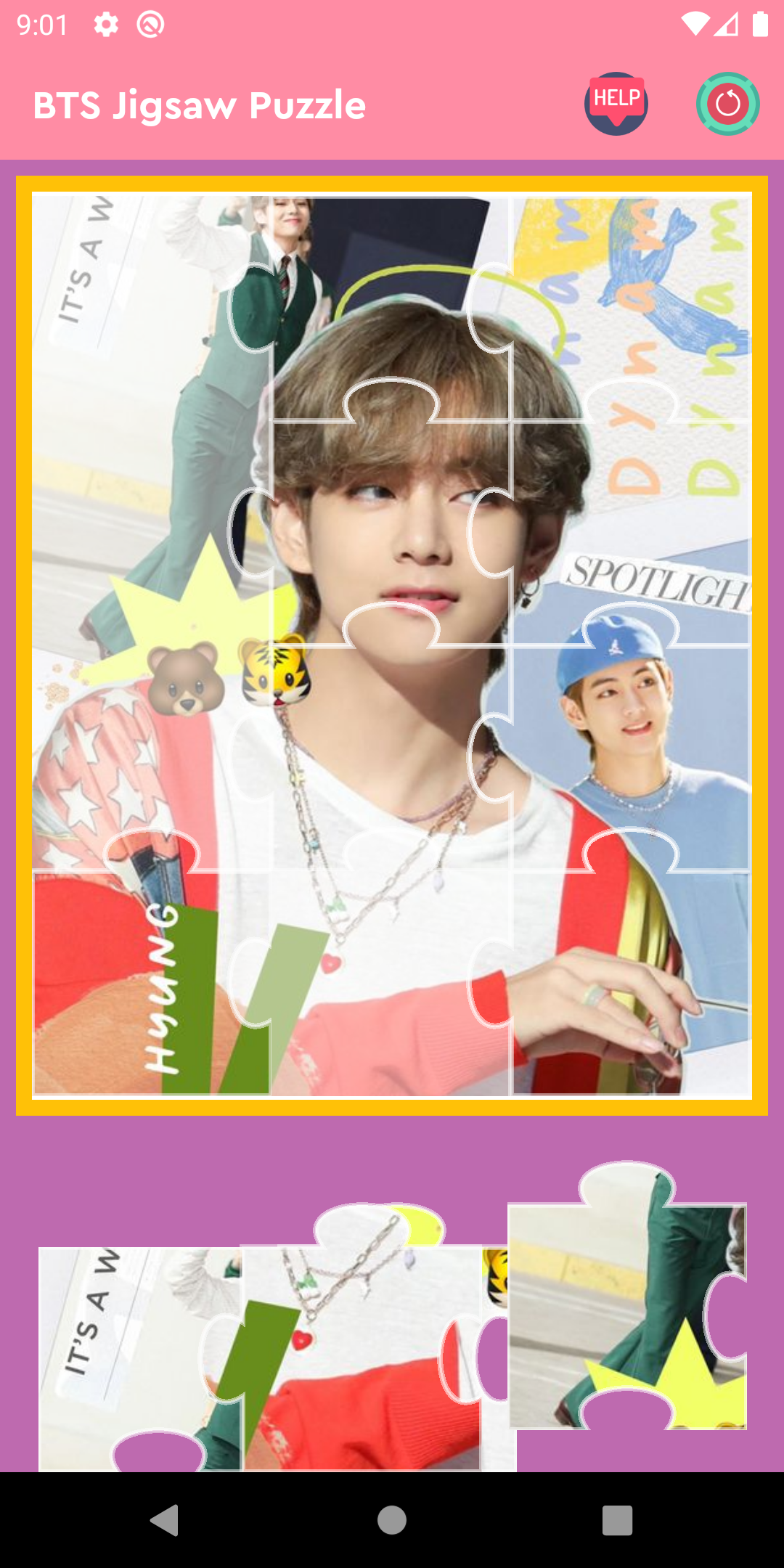 اسکرین شات 3 بازی BTS Jigsaw Puzzle Game