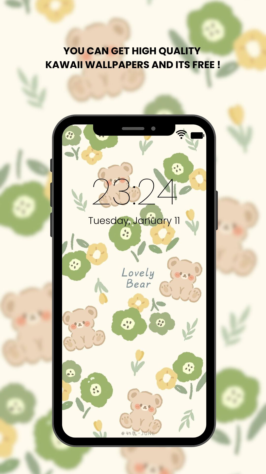 اسکرین شات 6 برنامه Kawaii Wallpaper HD 4K