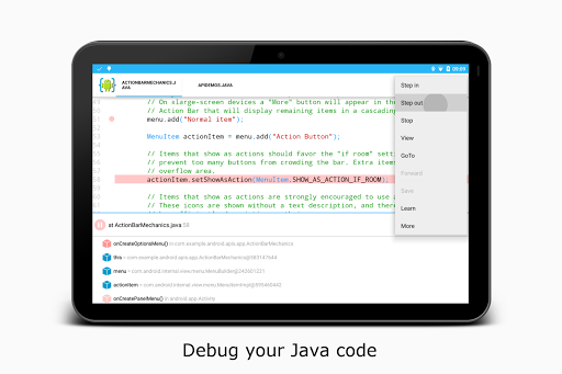 اسکرین شات 7 برنامه AIDE- IDE for Android Java C++