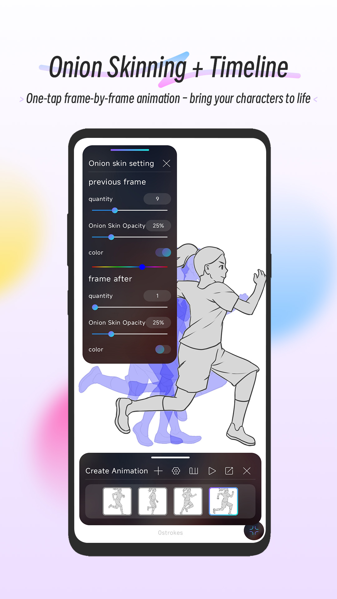 اسکرین شات 3 برنامه HiPaint: Sketch & Draw art