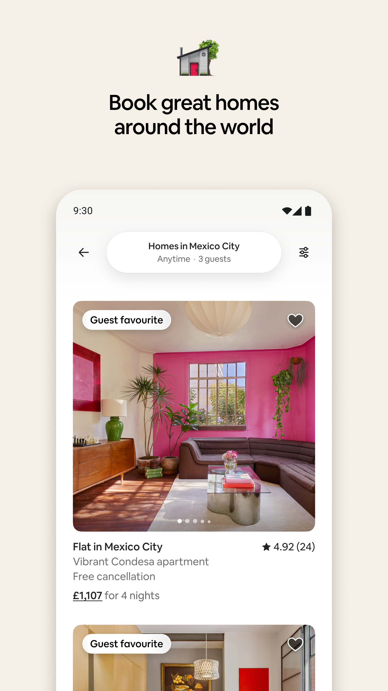 اسکرین شات 2 برنامه Airbnb