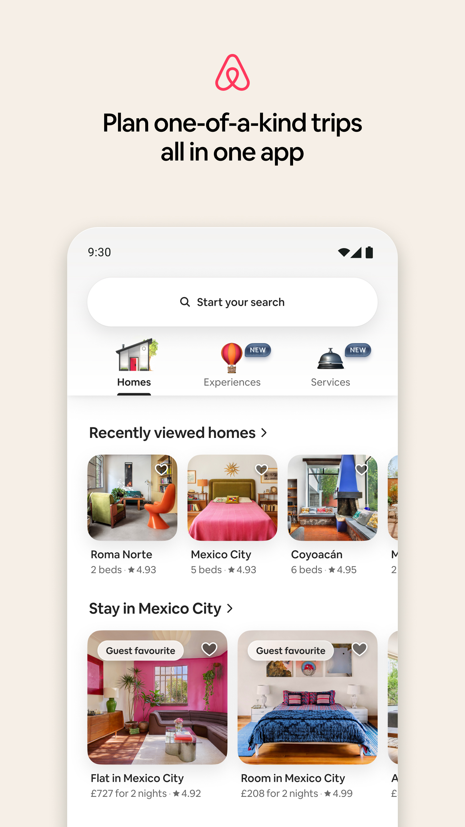 اسکرین شات 1 برنامه Airbnb