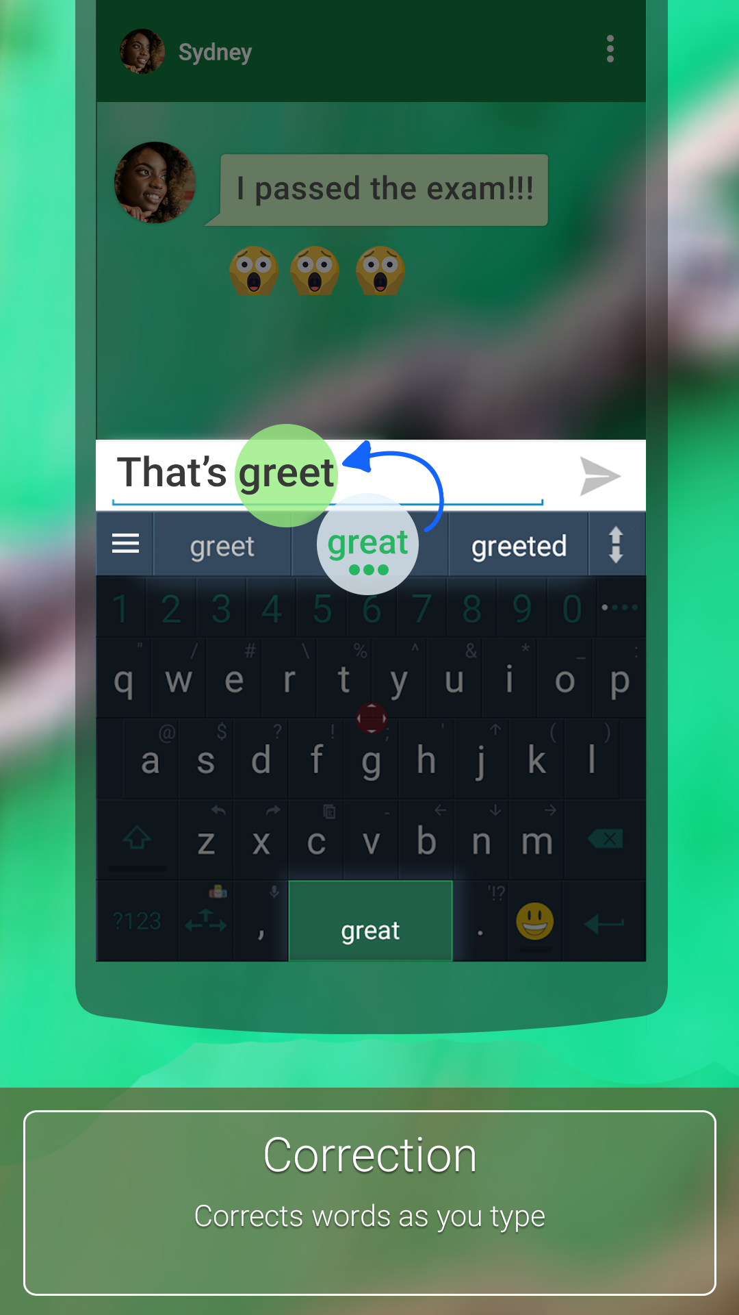 اسکرین شات 3 برنامه ai.type Turkish Dictionary