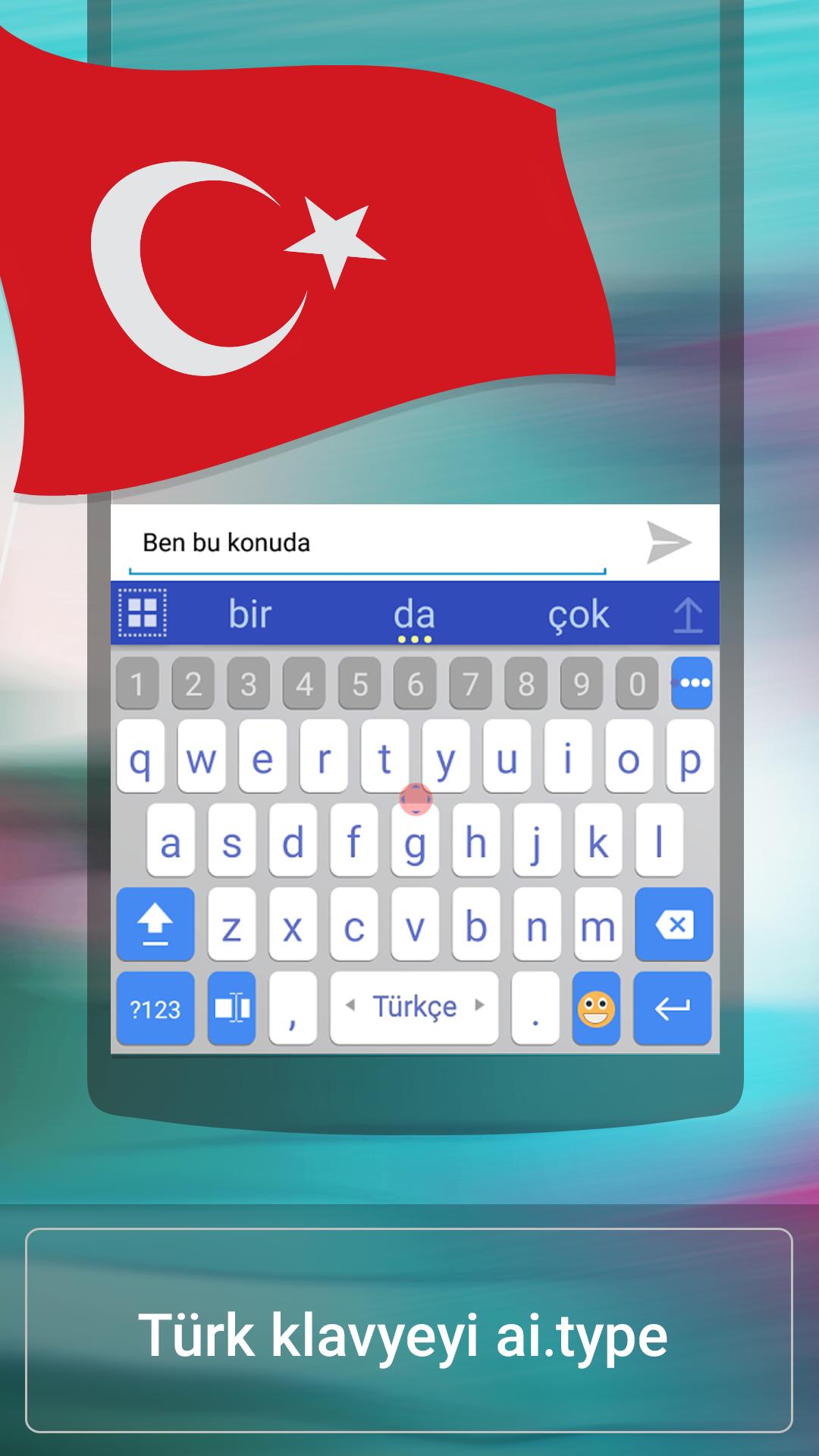 اسکرین شات 1 برنامه ai.type Turkish Dictionary