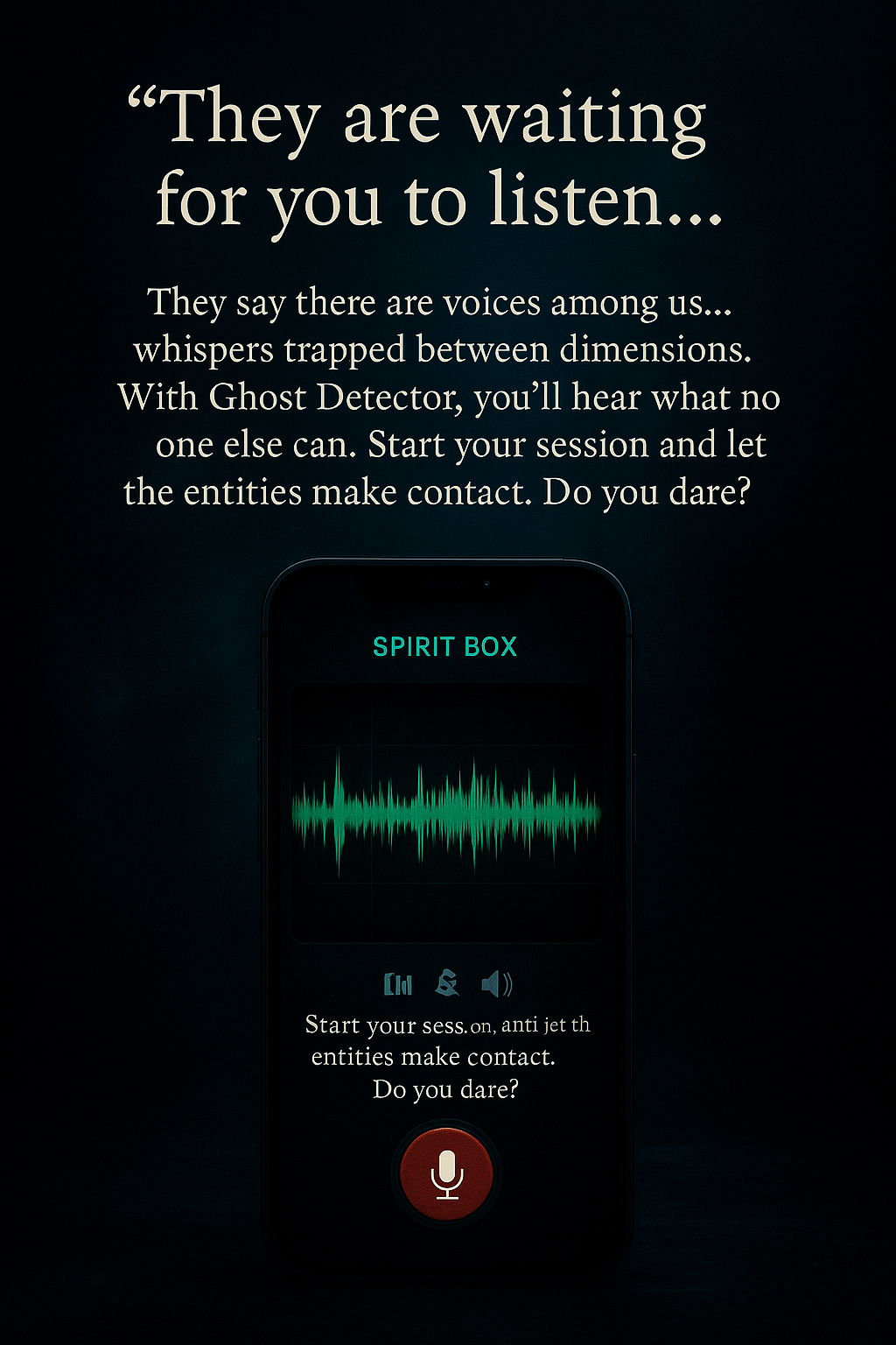 اسکرین شات 2 برنامه Spirit box