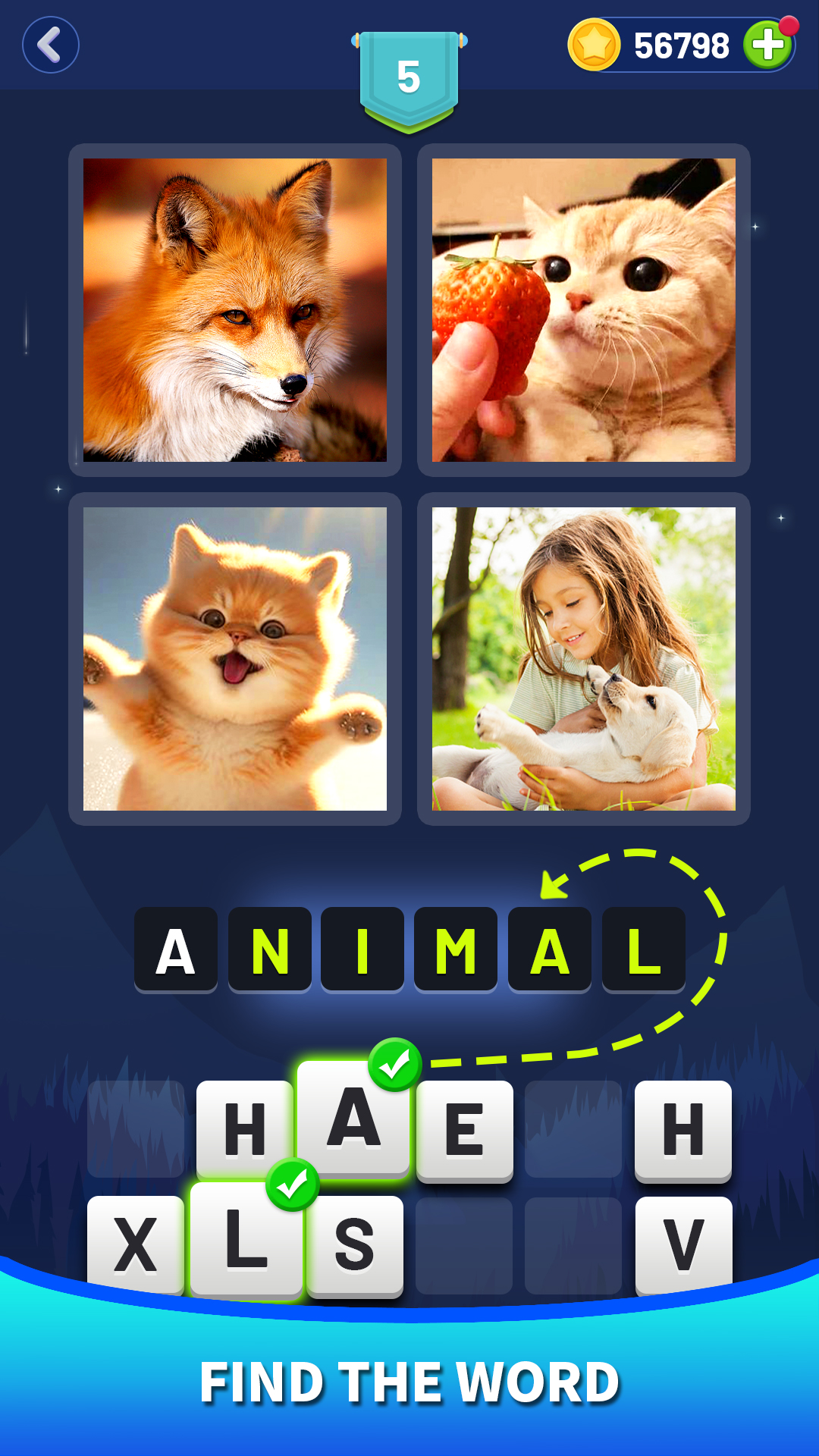 اسکرین شات 2 بازی 4 Pics Puzzles: guess word