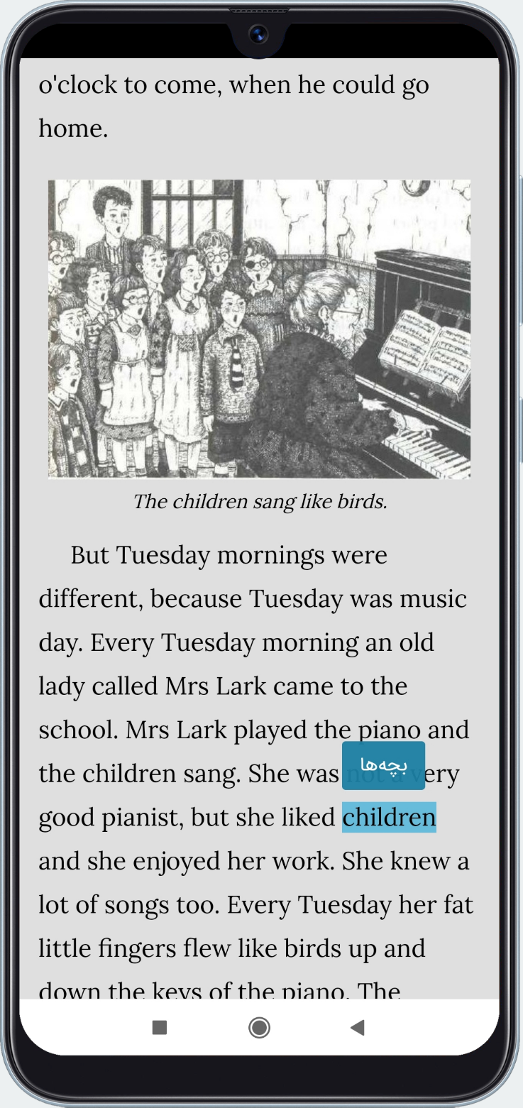 اسکرین شات 9 برنامه زبانه (آموزش زبان)