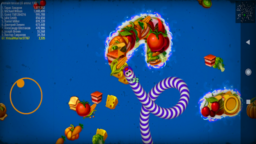 اسکرین شات 6 بازی Snake Zone : Worm Mate Cacing io