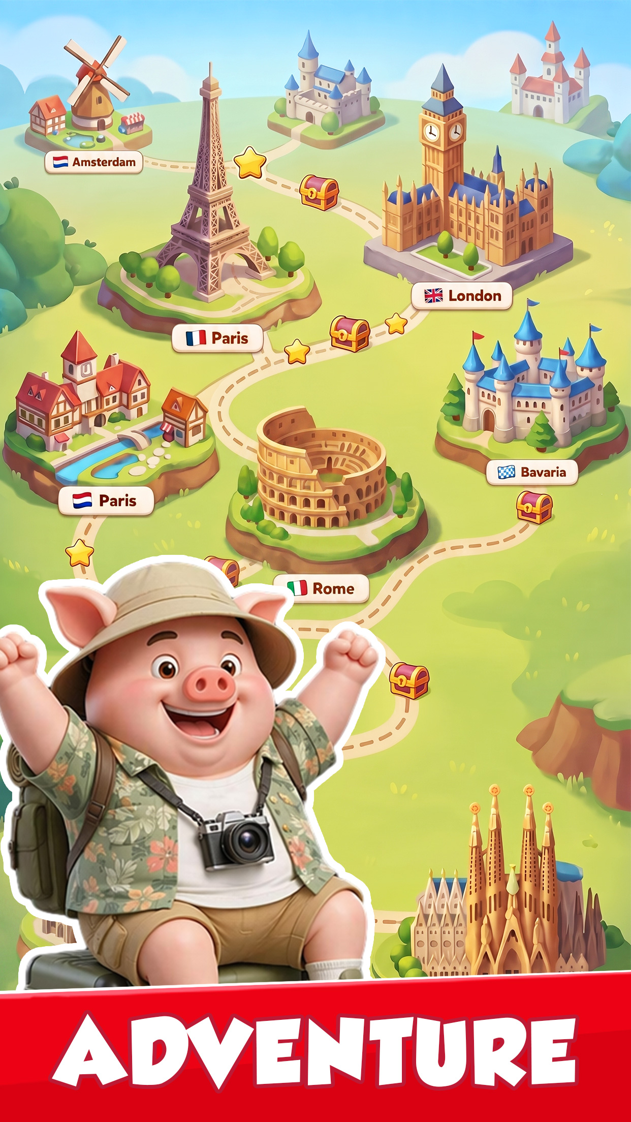 اسکرین شات 3 بازی Piggy GO - Clash of Coin