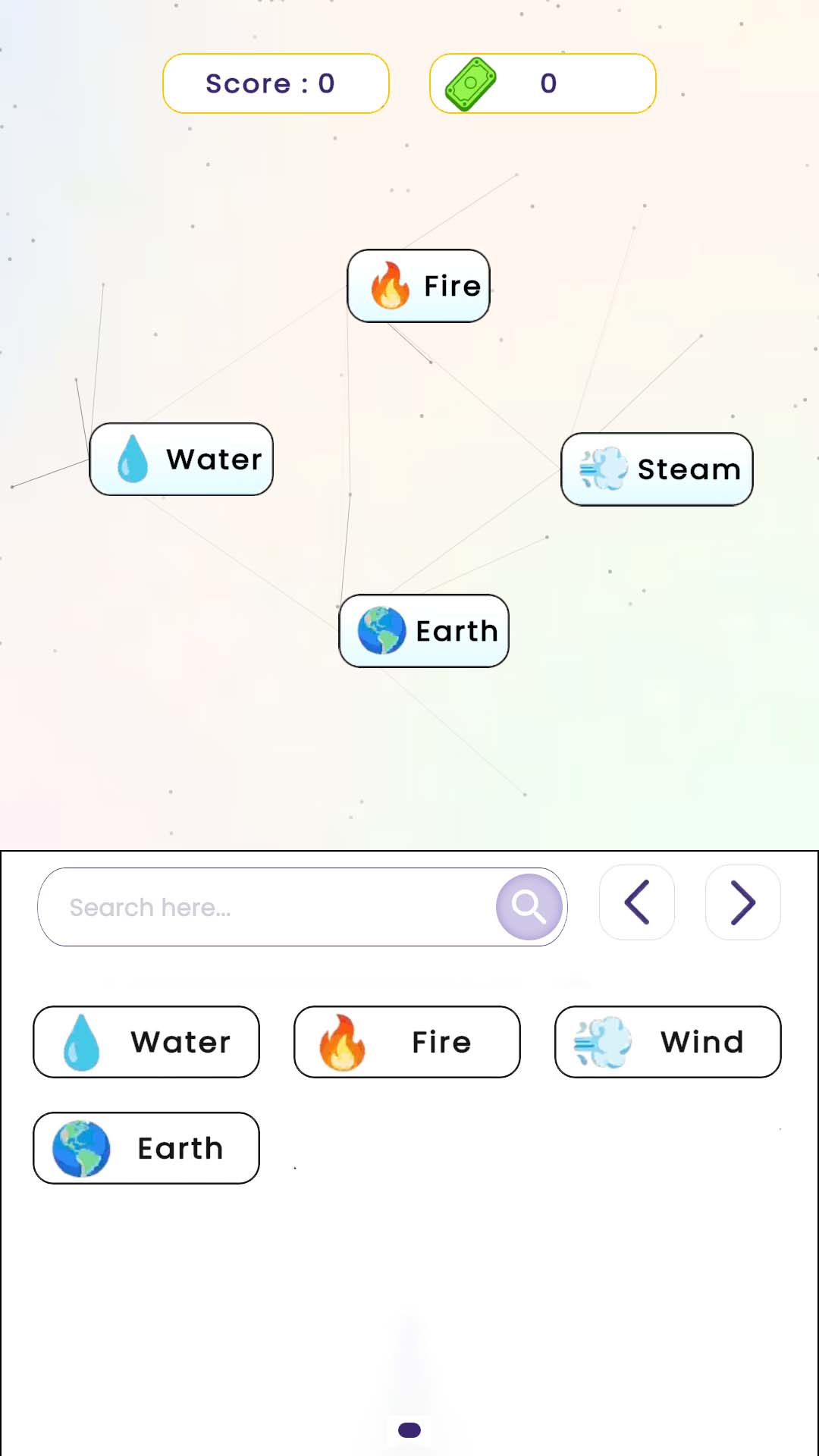 اسکرین شات 1 بازی Element Merge: Magic Mixture